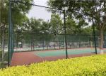 European Pool Basketball Court Yard Temp Chain Link Fence 4.0mm With Long Life