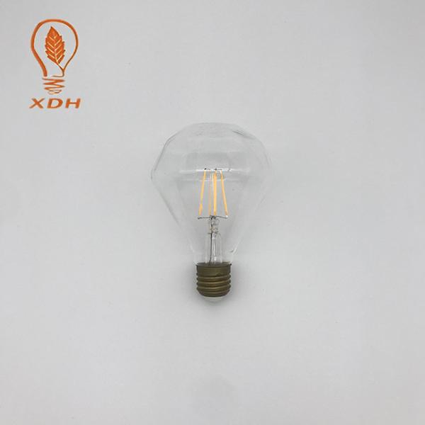 Buy cheap 800lm E27 4W LED Vintage Bulb D95 2700k Edison Screw Bulb Diamond Filament from wholesalers