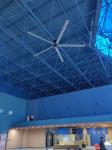 Gymnasium Center Large Hvls 5 blade Gearbox Ceiling Fan