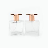 Buy cheap Square 30ml Pressed Glass Perfume Bottle Toner Spray Bottle Cosmetics Subpackage product