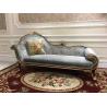 Buy cheap XY B024 Silver Blue French Antique Luxury Chaise Lounge Wood Carved from wholesalers