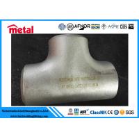 Buy cheap Seamless Nickel Alloy Steel Equal Tee ASTM B366 WP20CB - W Pipe Fittings product