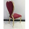 Buy cheap 103cm 48cm Brushed Stainless Steel Dining Chairs from wholesalers