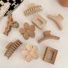 Buy cheap Decor Flower Hair Claw Clips Matte Elegant Geometric Woman Girls Fashion Solid Colors 8.5cm from wholesalers