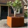 Buy cheap Weathering Steel Large Outdoor Flower Pot Weathering Steel Metal Flower Pot from wholesalers