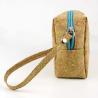 Buy cheap BSCI Gold Flecks Threads Cork Fabric Bags Make Up Cosmetic Bag Wearproof ODM from wholesalers