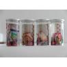 Buy cheap Food grade PET Clear Plastic Cylinder 400ml Candy Canister Easy Open from wholesalers