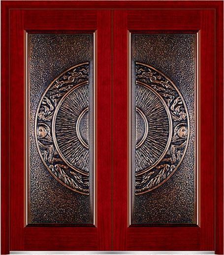 Buy cheap steel wood security armored door from wholesalers