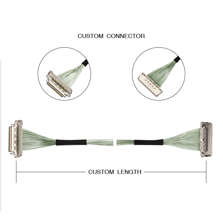 Image Sensor LVDS EDP Cable 20679-030T-01 For MIPI Camera Module