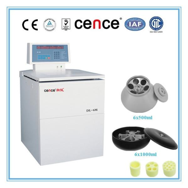Buy cheap Large Capacity Refrigerated Refrigerated Centrifuge Machine 6000rpm Max Speed from wholesalers