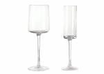 Mouth Blown 220mm 17oz Crystal cylindrical Wine Glasses Goblet