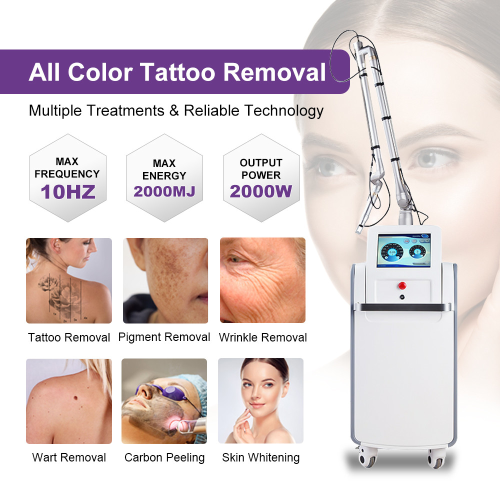 P1 Vertical Picosecond Laser Q Switched Pigmentation Removal Pico Laser Tattoo Removal Machine