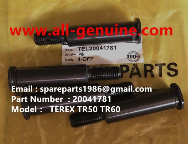 TEREX 20041781 PIN SHAFT TR50 TR60 TR70 TR100 RIGID DUMP TRUCK OFF HIGHWAY DUMP