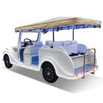 11 Seater Electric Classic Car Travel Retro Sightseeing Car With Awning For