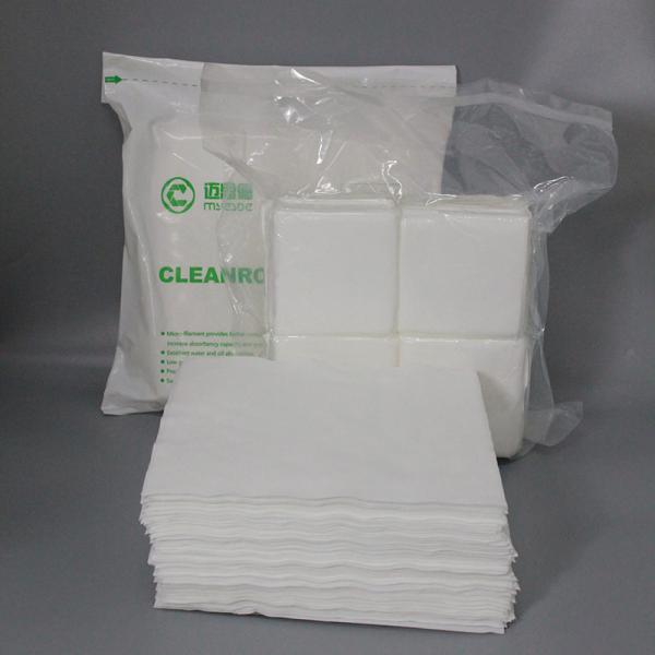 Buy cheap Thermal Cutting Cleanroom Microfiber Wipes Lint Free Microfiber Class 1000 from wholesalers