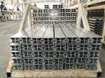 Silver Aluminum Alloy Extrusion Profile Polished For Shelves With Multiple