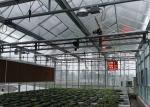 Buy cheap Plastic / Poly Agricultural Greenhouse , Vegetable Tunnel Multi Span Greenhouse from wholesalers