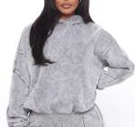 ODM Washed Drawstring Hoodie Youth Women Pullover Hoodie 100 Cotton