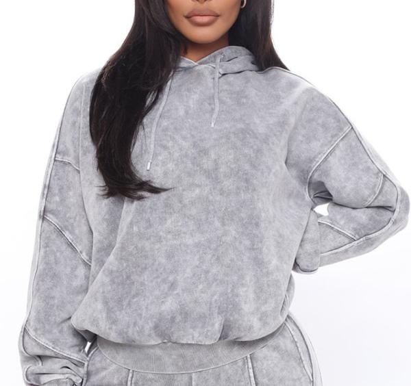 Buy cheap ODM Washed Drawstring Hoodie Youth Women Pullover Hoodie 100 Cotton from wholesalers