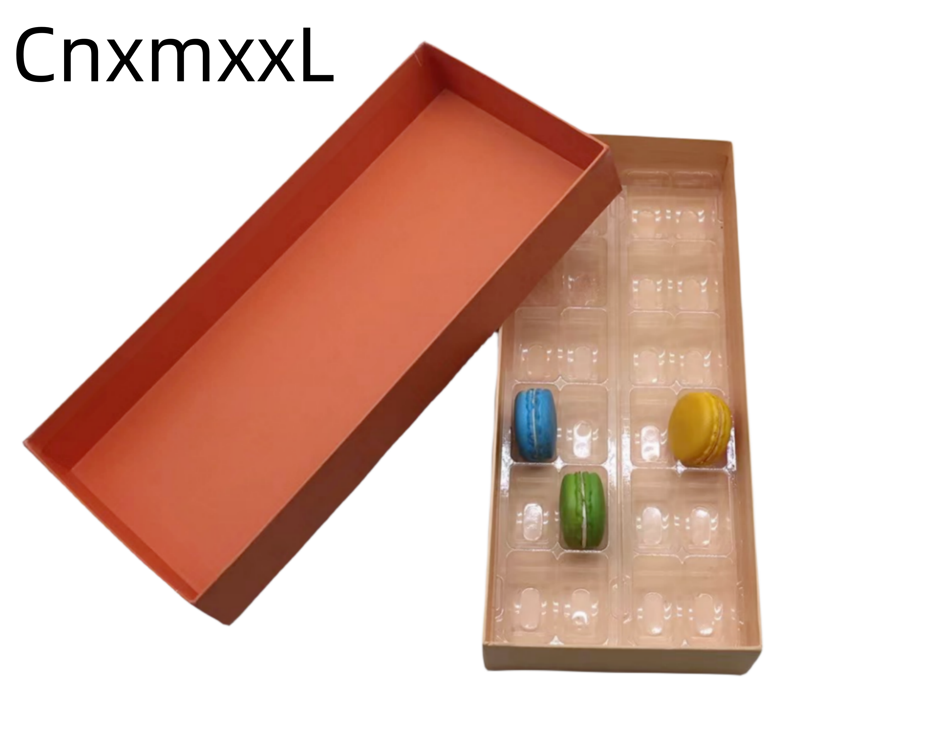 Candy Color Clamshell Gift Box Macaron White Cardboard Packaging Gift Box Customized