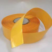 Buy cheap Yellow 400mm Battery Shrink Wrap 18650 0.12mm PVC Insulation Protection product