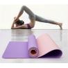 Buy cheap Two Color TPE 0.61m Workout Yoga Mat 2 Inch Thick Rapid Resilience from wholesalers