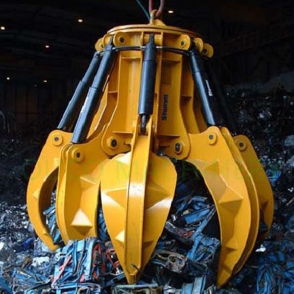 Buy cheap Bulk Heavy Duty Cargo Orange Peel Grab Bucket Electric Hydraulic from wholesalers