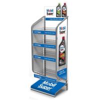 Buy cheap 4 Tier Metal Display Stands Engine Oil Metal Car Accessories Display Rack product