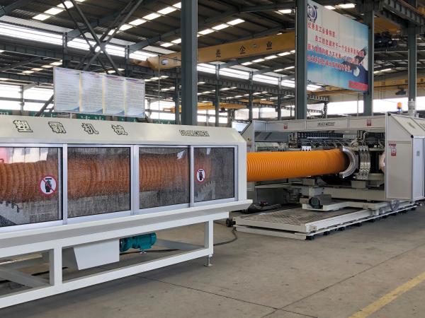 Buy cheap Double Wall Corrugated Drainage Pipe Machine For PE PP HDPE Production Line from wholesalers
