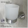 Buy cheap Removable Single Toilet Tumbler Holder Stainless Steel 304 Toothbrush Cup Holder from wholesalers