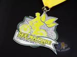 Riding Sports Logo Custom Cycling Medals , Bespoke Custom Event Medals
