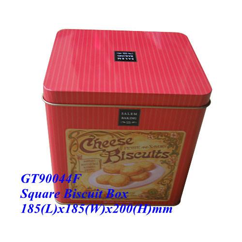 Buy cheap Biscuit Box, Biscuit case, Biscuit Can，gift Cookie Box ,Metal Cookie case from wholesalers