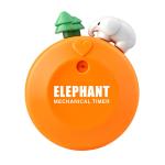 Buy cheap Elephant ABS Cartoon Kitchen Timer 8.3x6.7cm Orange Green For People from wholesalers