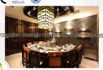 Arch Shape Stainless Steel Commercial 12 Seats Teppanyaki Grill Table Electromag