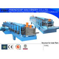 Buy cheap 2.5mm Galvanized Steel Coil Rack Roll Forming Equipment With Chain Driven product