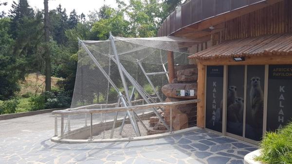 Buy cheap Elegant Stainless Steel Wire Rope Mesh / Bird Netting Mesh Animal Enclosure from wholesalers