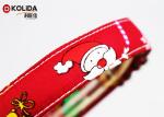 All Seasons Nylon Dog Collars Large Loading Capacity Christmas Soft Custom