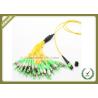 Buy cheap Single Mode Fiber Optic Patch Cord , Optical Fiber Jumper With Yellow Color from wholesalers