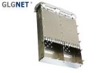 QSFP14 Transceiver QSFP Cage 2 Ports One Piece Stainless Steel Construction