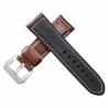 Buy cheap Luxury Brand Watchband 22mm Top Calf Genuine Leather Strap Blue Watch Band 24mm 26mm 2020 Fashion Leather Bracelet for T from wholesalers