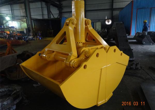 Buy cheap One Cylinder Clamshell Bucket , Komatsu PC360 Telescopic Boom Grapple Bucket from wholesalers