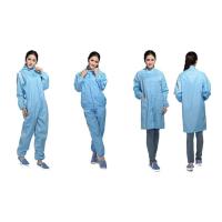 Buy cheap ESD Cleanroom Smock Jumpsuit Uniform Workwear Labcoat Protective Coverall product