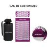 Buy cheap 63.5*38.1*2.5cm High Stretchable Gray Massage Acupressure Yoga Mat With Spikes from wholesalers