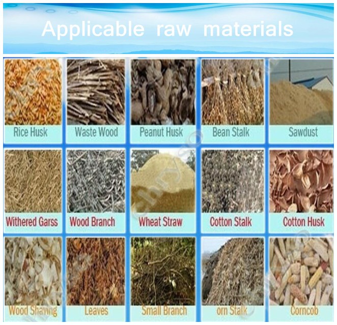 Biomass Sawdust Rotary Charcoal Carbonization Machine 9m3