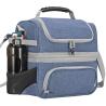 Buy cheap 2 Compartment Lunch Bag Tote Large Insulated Cooler Thermal Lunch Box Tote from wholesalers