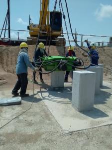 China KP450S Pile Breaker Machine Max Single Cylinder Flow 20L , Per Minute Pile Crusher on sale
