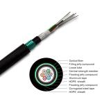 OEM GYTA53 Outdoor Fiber Optic Cable , Double Steel Aluminium Armored Fiber