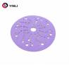 Buy cheap 150mm 40 Grit Zirconia Sanding Disc 6 Inch Adhesive Sanding Discs Abrasive Purple from wholesalers