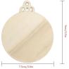Buy cheap Natural Wood Slices, DIY Wooden Christmas Ornaments Unfinished Predrilled Wood Circles for Holiday Hanging Decorations from wholesalers