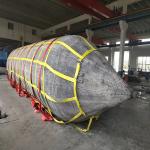 Sunken Vessels Floating Boat Lifting Airbags , Black Boat Recovery Airbags Fill